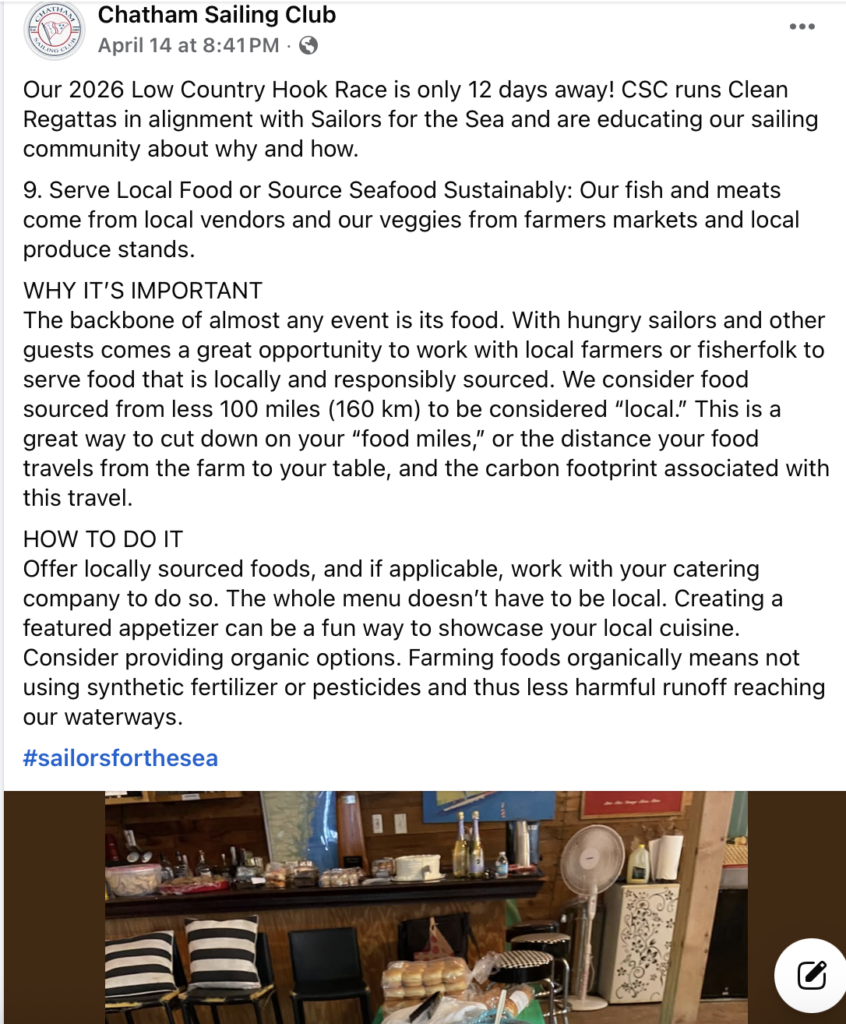 6. Publicize Your Sustainability Efforts<br>This year I posted every single Best Practice on our public FB page and explained what we were doing with each post. I